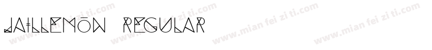 Jaillemon Regular字体转换